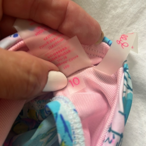 Lilly Pulitzer strapless bikini size 10 - Picture 4 of 10